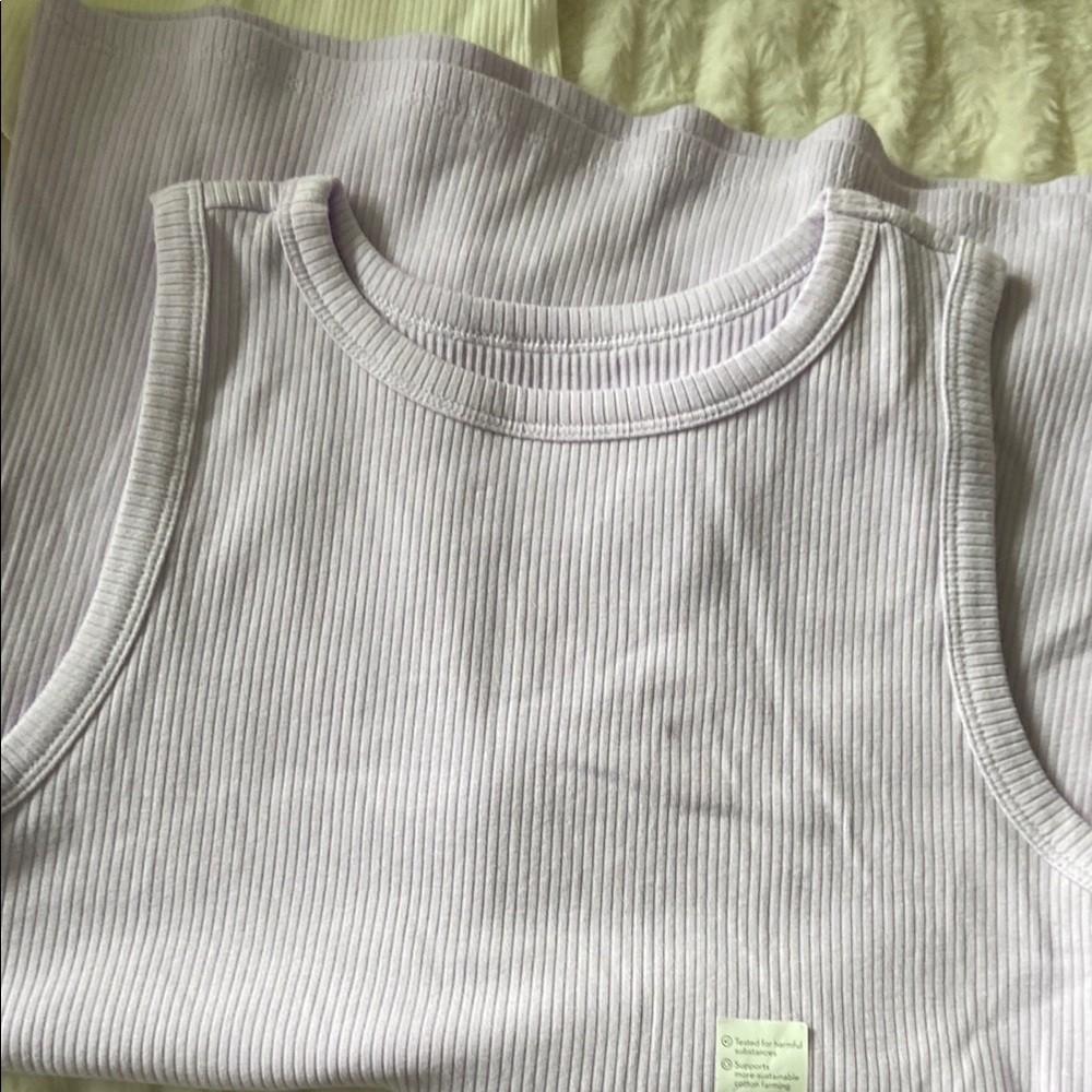 Nine West Asymmetrical Sleeveless Tank Tops, 4 ribbed tops. New - Picture 6 of 9